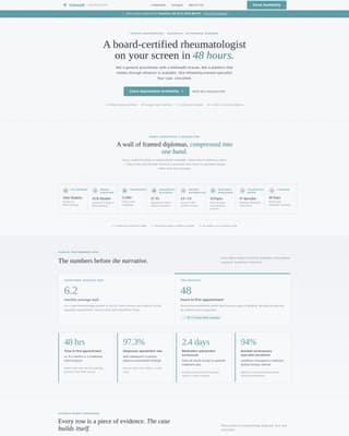 Rheumatologist Booking Website Template