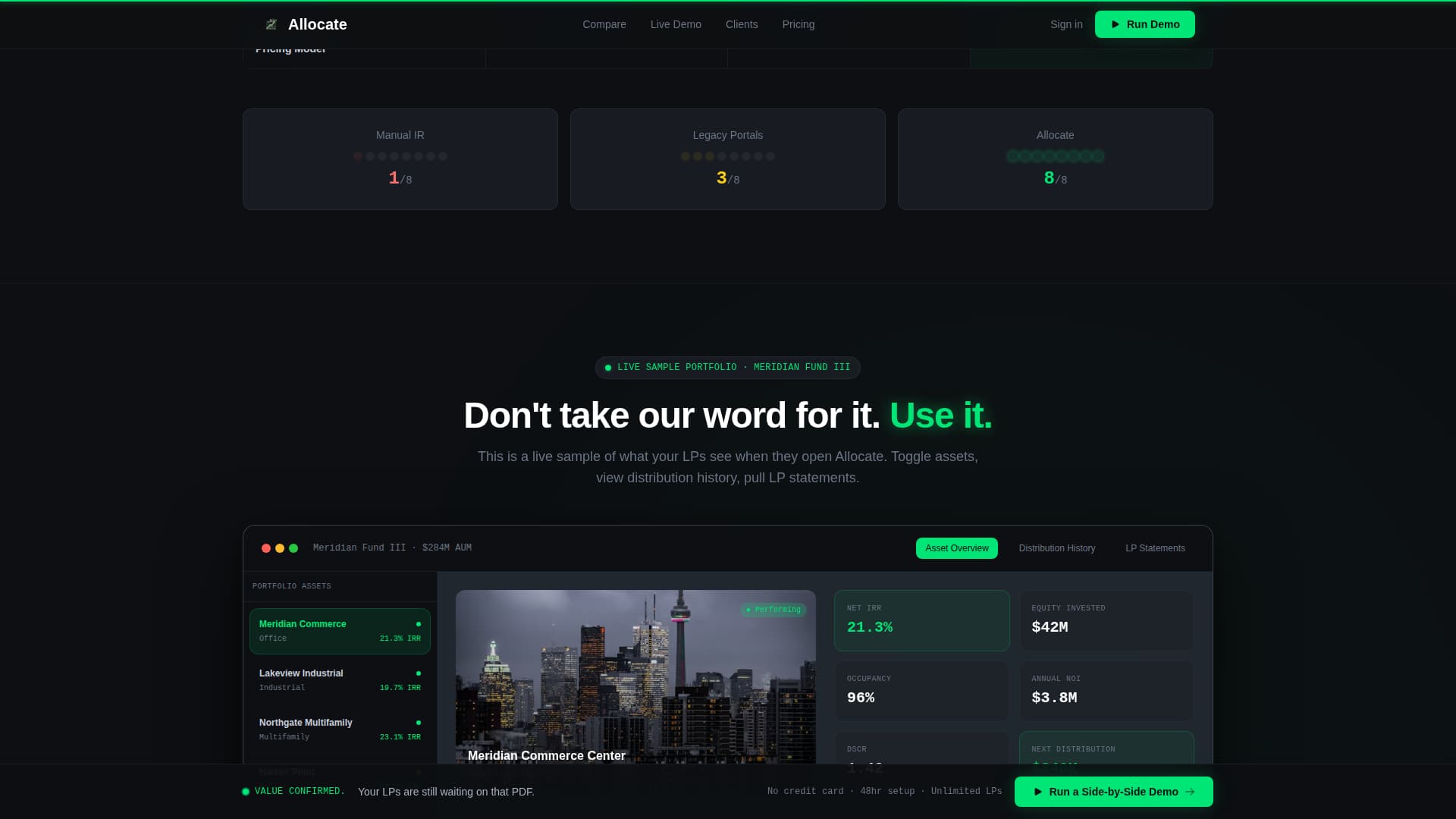 Allocate - Dynamic Proptech Landing Page Template