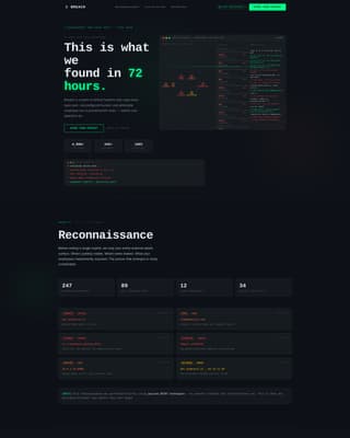 Cybersecurity Booking Website Template