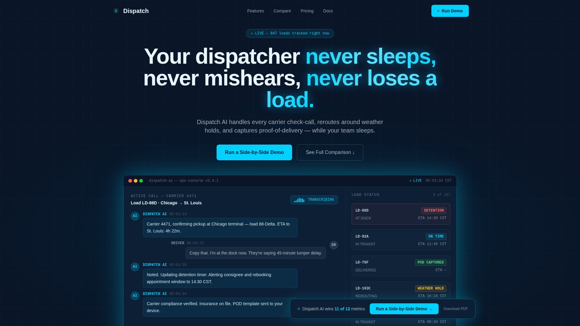 AI for Logistics Professional Website Template