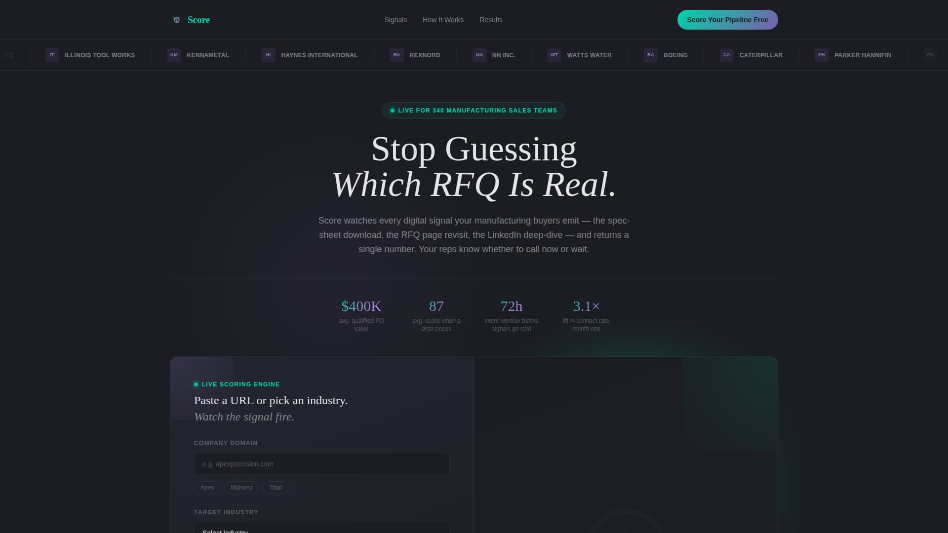 AI for Manufacturing Cost Calculator Website Template