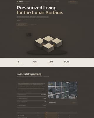 Habitat - Proven Lunarbase Landing Page Template