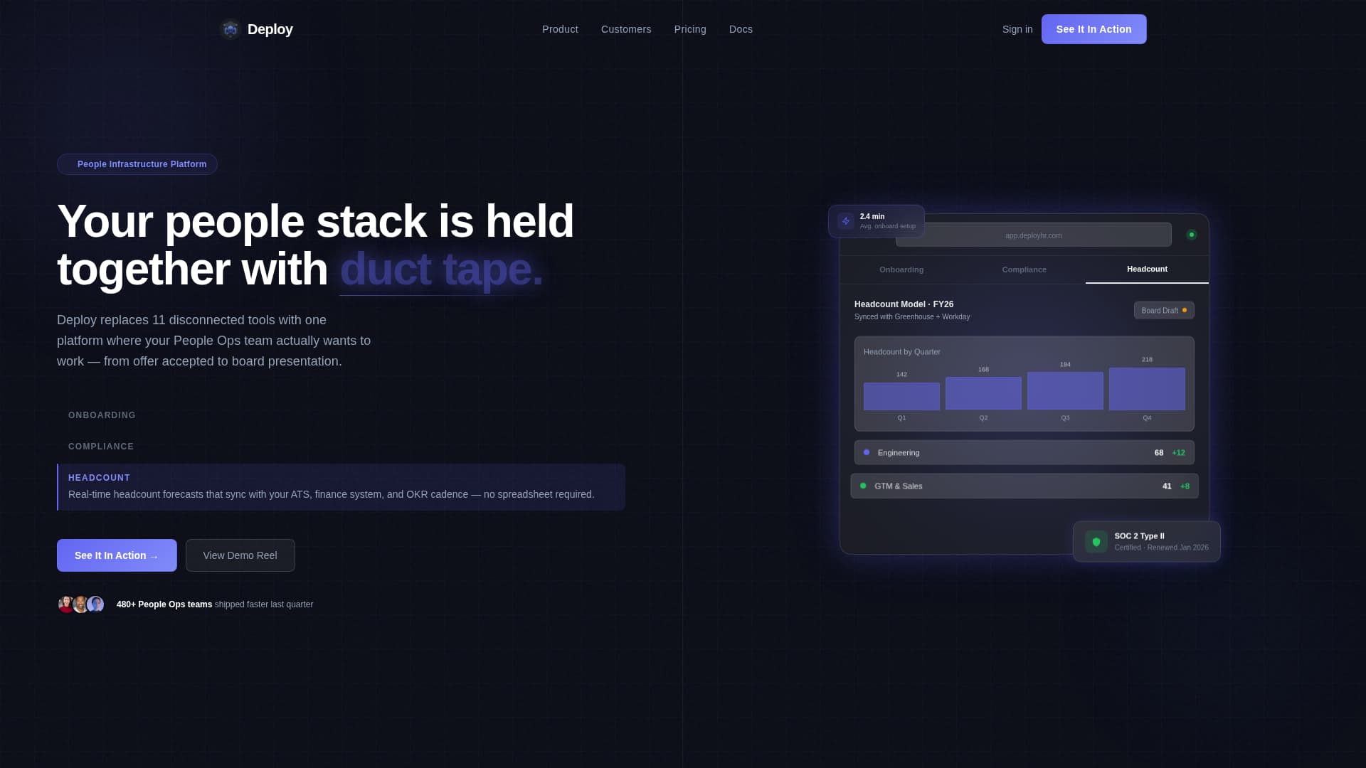 HRTech Startup Privacy Policy Website Template