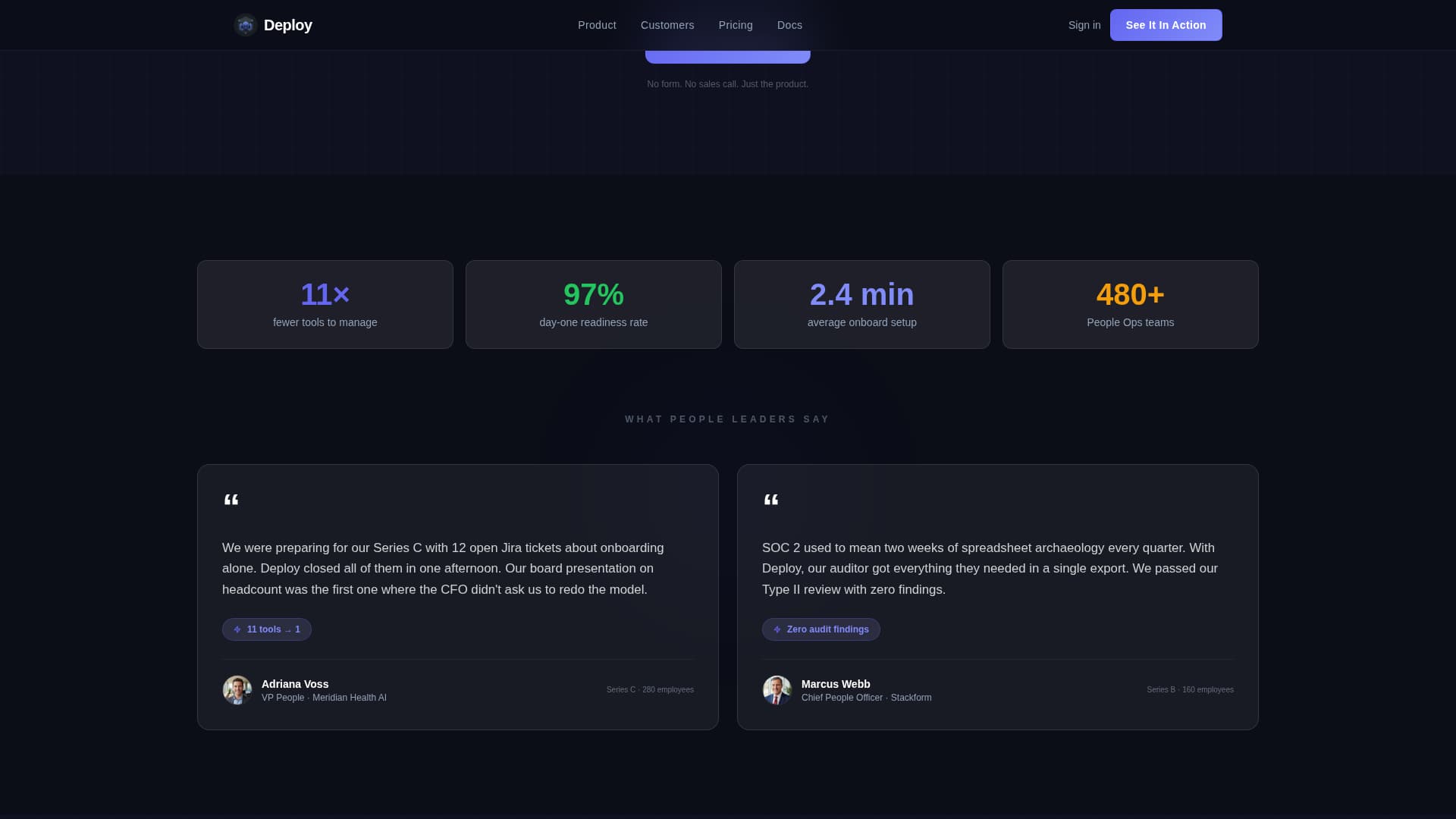 HRTech Startup Privacy Policy Website Template