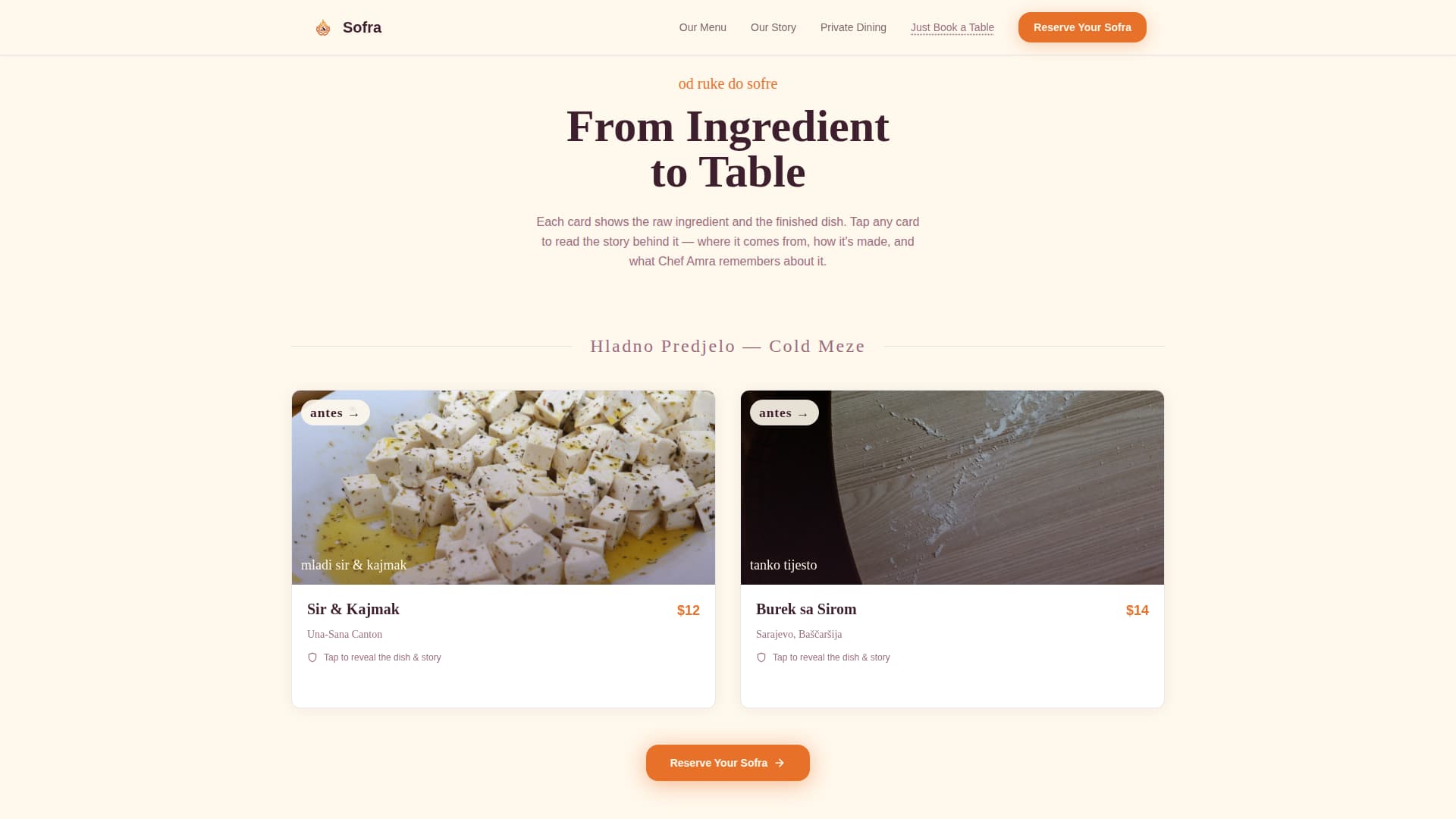 Mangal - Citrusburst Bosnian Landing Page Template