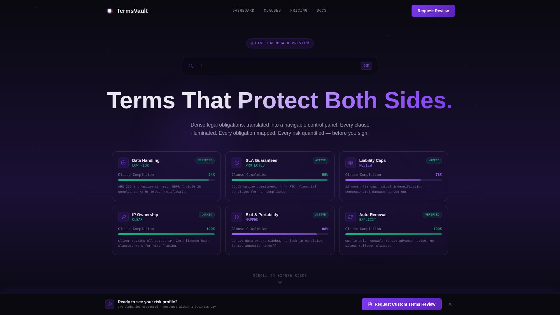 IT Services Company Privacy Policy Website Template