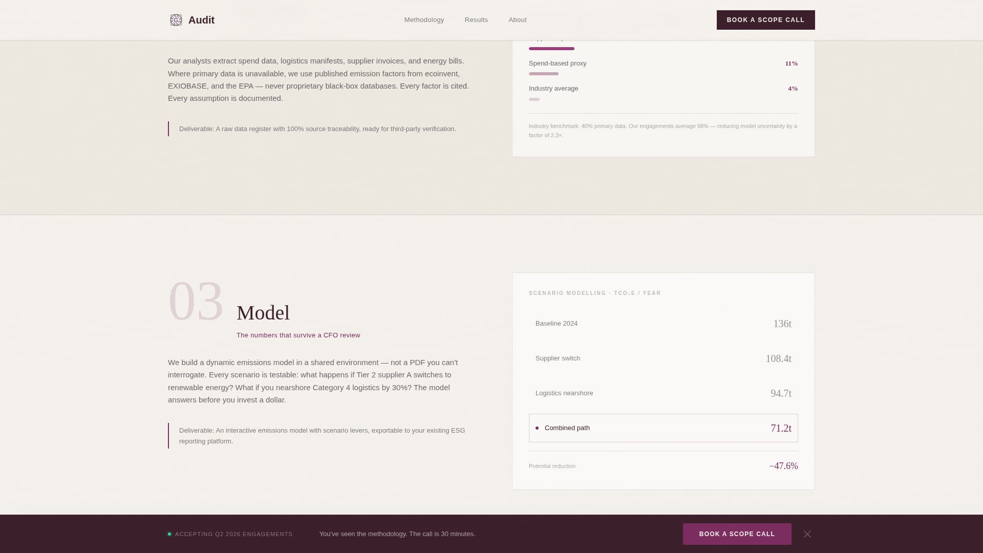 Environmental Consulting Booking Website Template