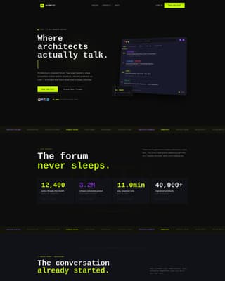 Architecture Digital Presence Reviews Website Template