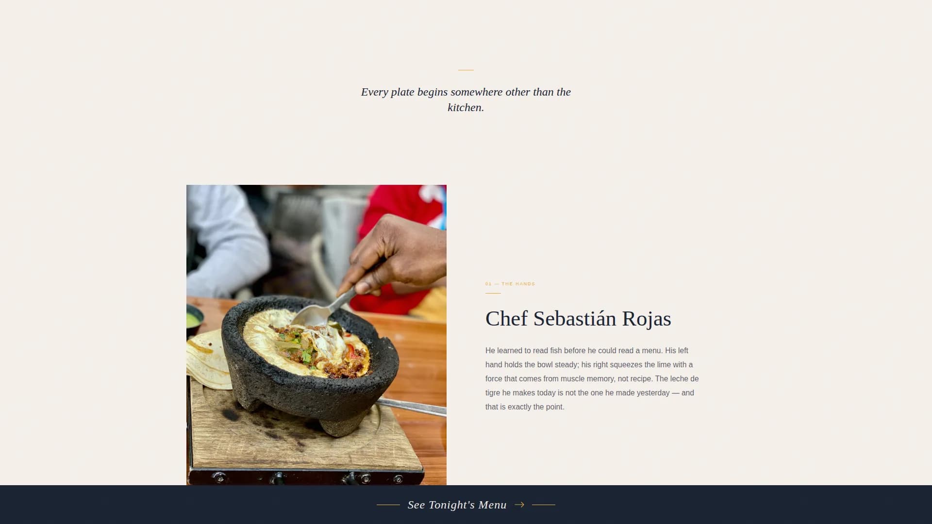 Coastal — Elevated Peruvian Ceviche Landing Page Template