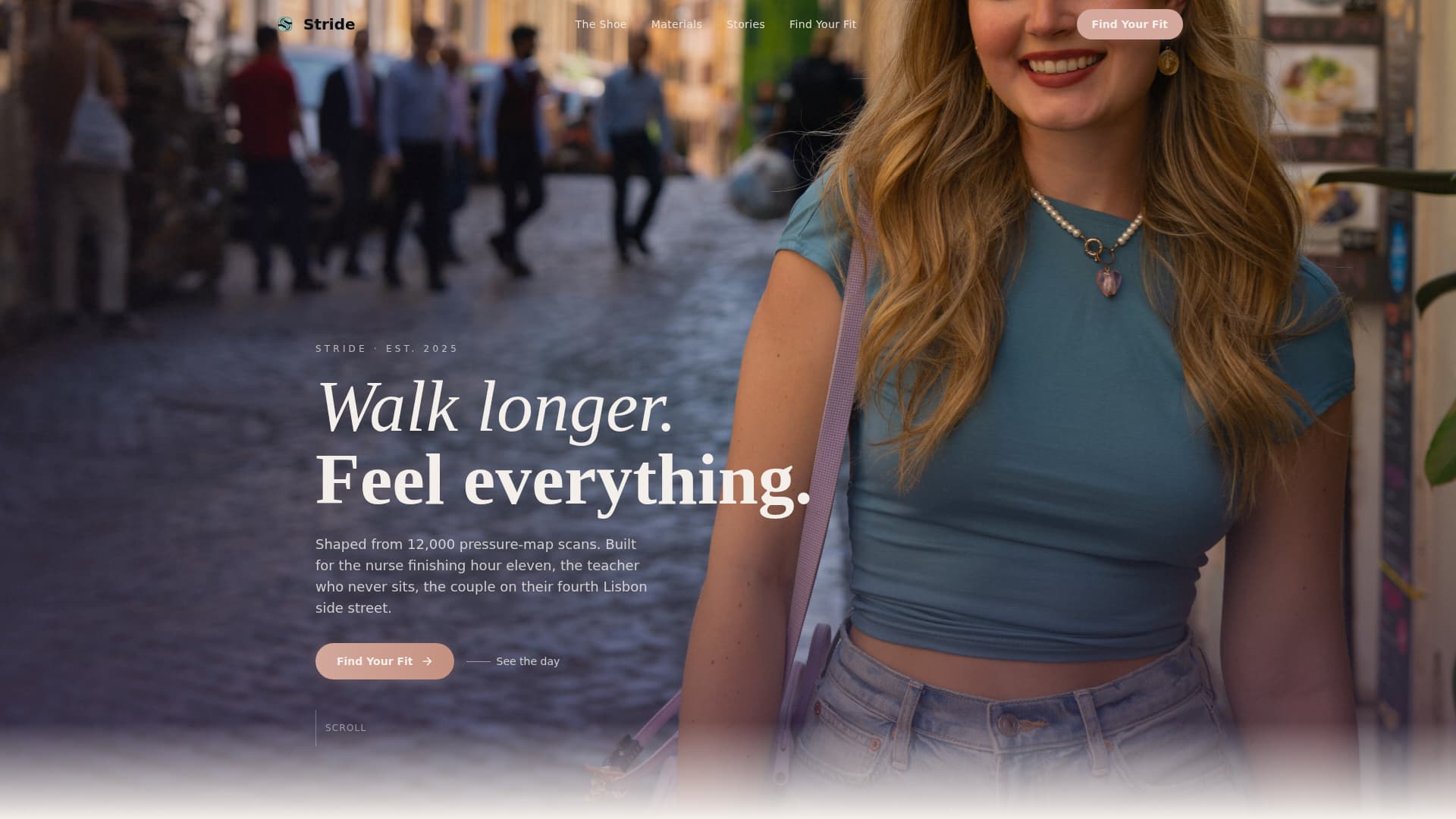 Footwear Brand Professional Website Template