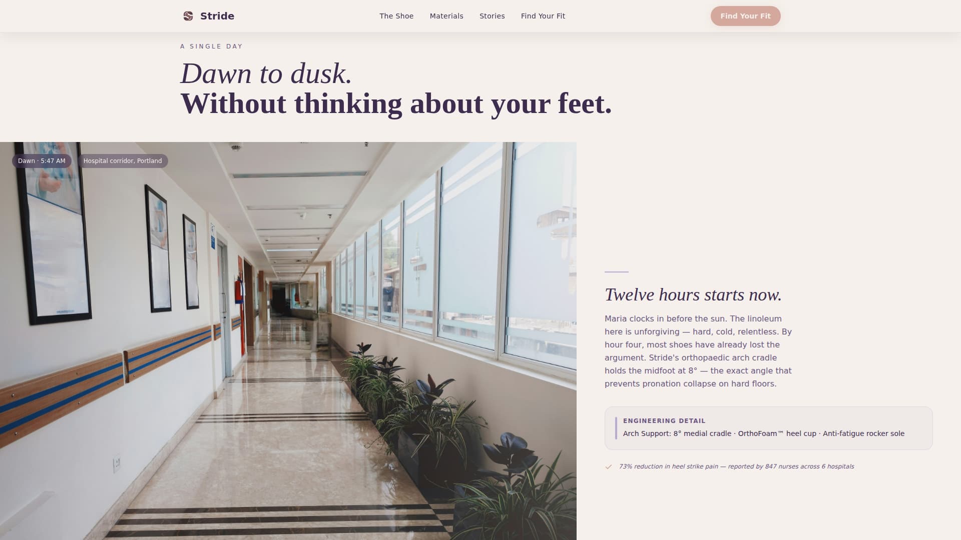 Footwear Brand Professional Website Template