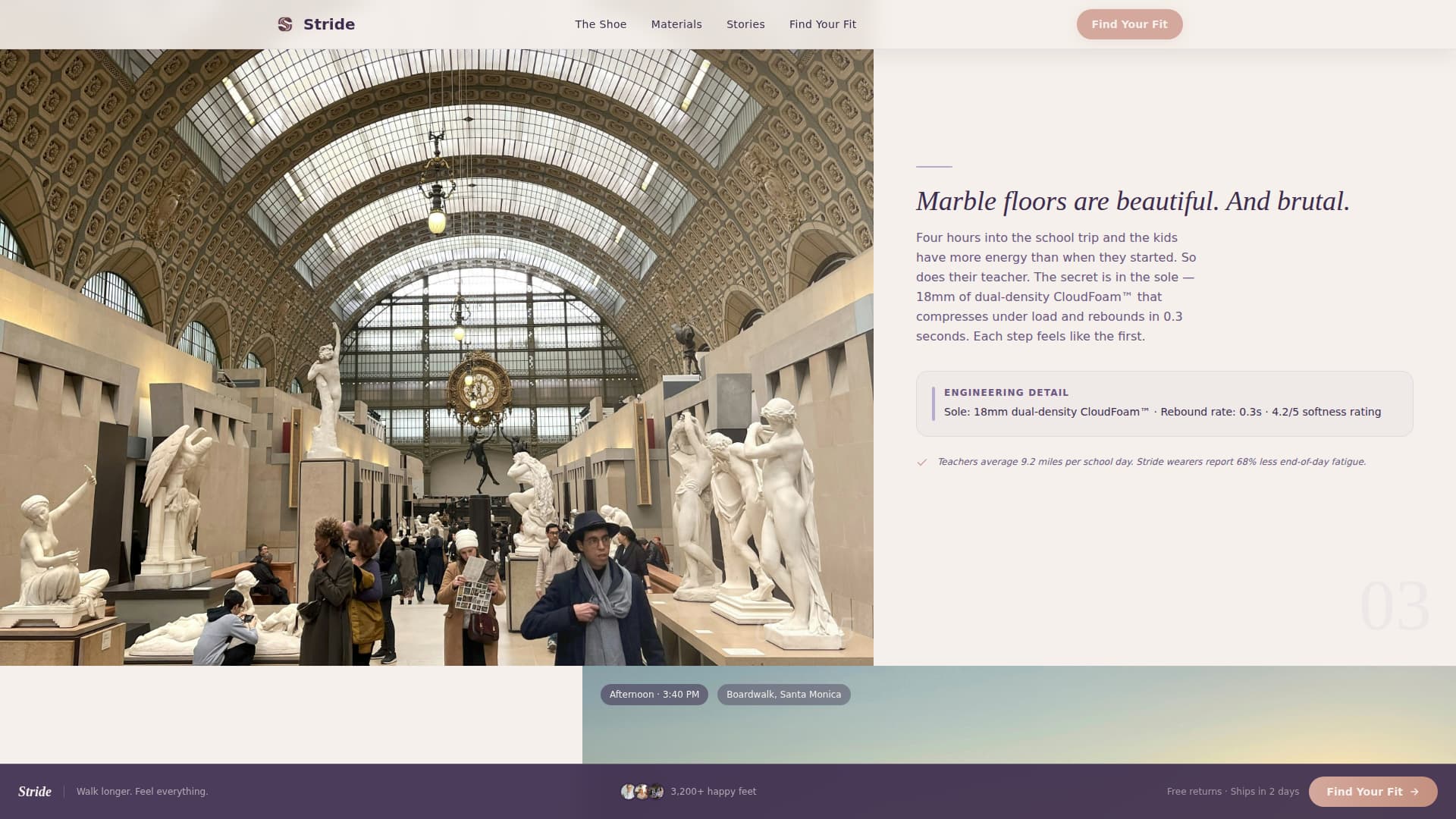 Footwear Brand Professional Website Template
