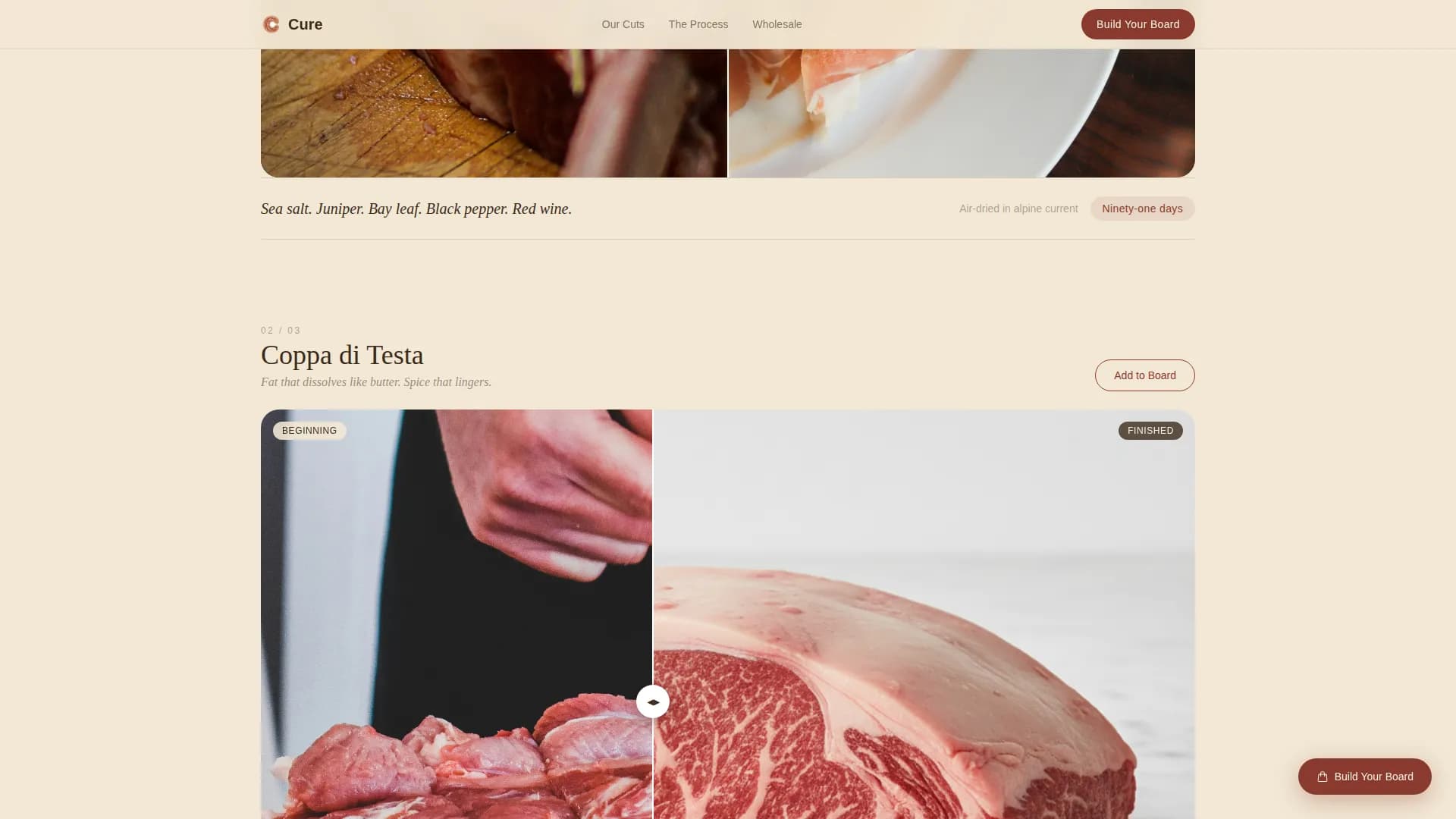 Meat & Seafood Professional Website Template