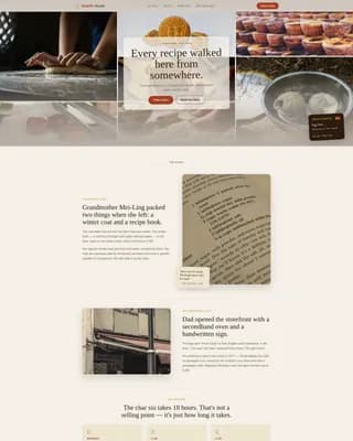 Chinese Cuisine & Dining Professional Website Template
