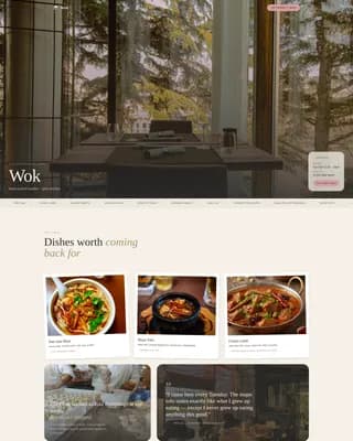 Chinese Dining Professional Website Template