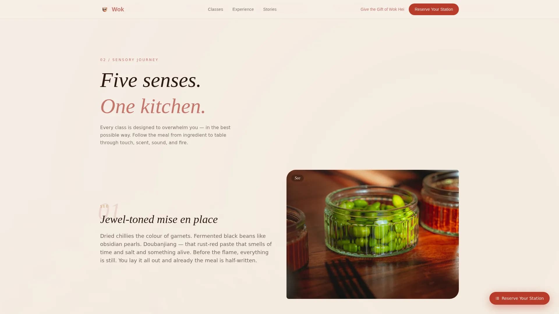 Chinese Dining Specialist Booking Website Template