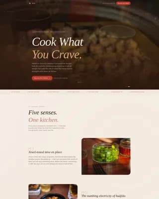 Chinese Dining Specialist Booking Website Template