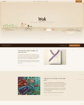Chinese Dining Booking Website Template