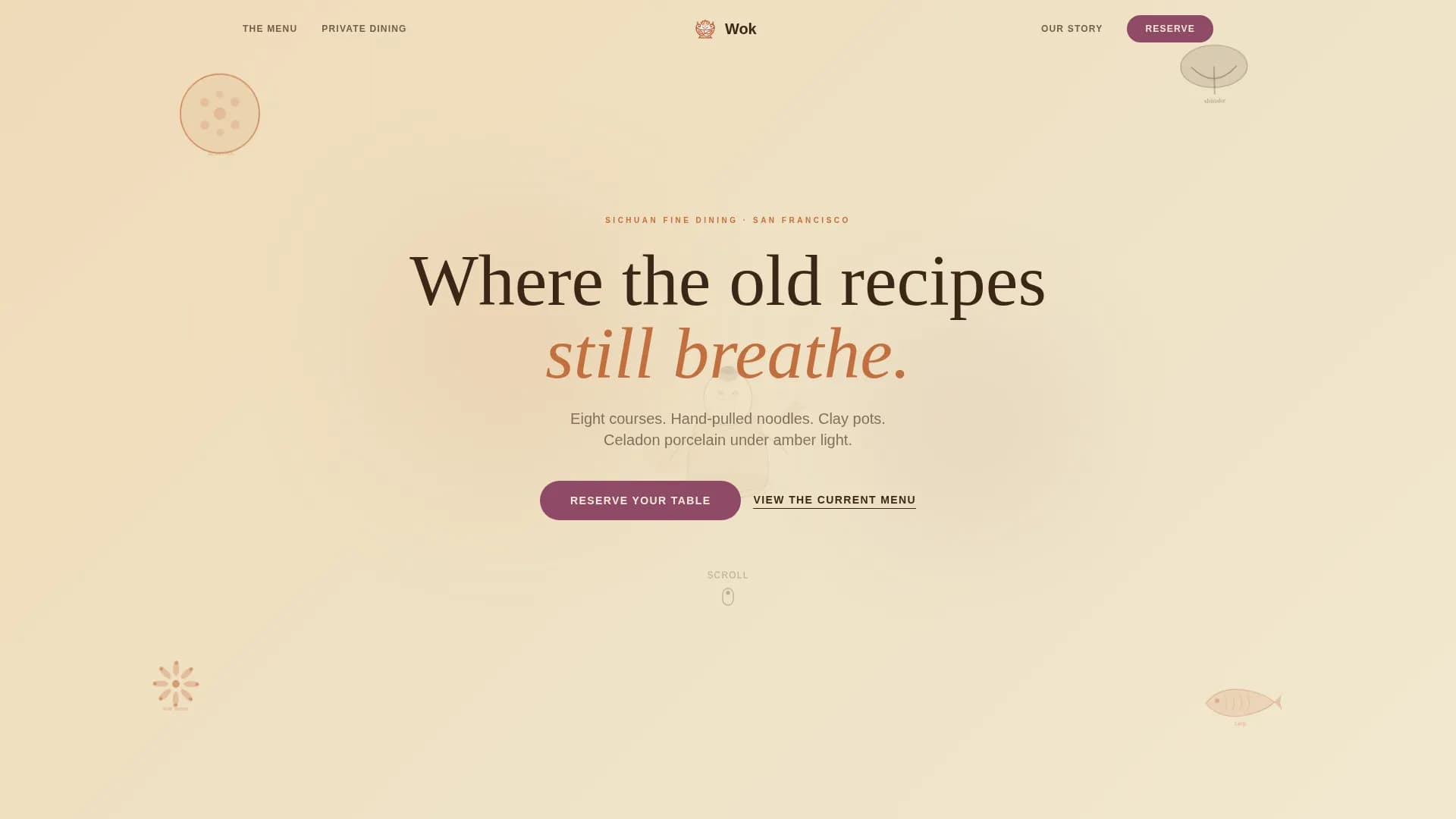 Chinese Dining Reviews Website Template