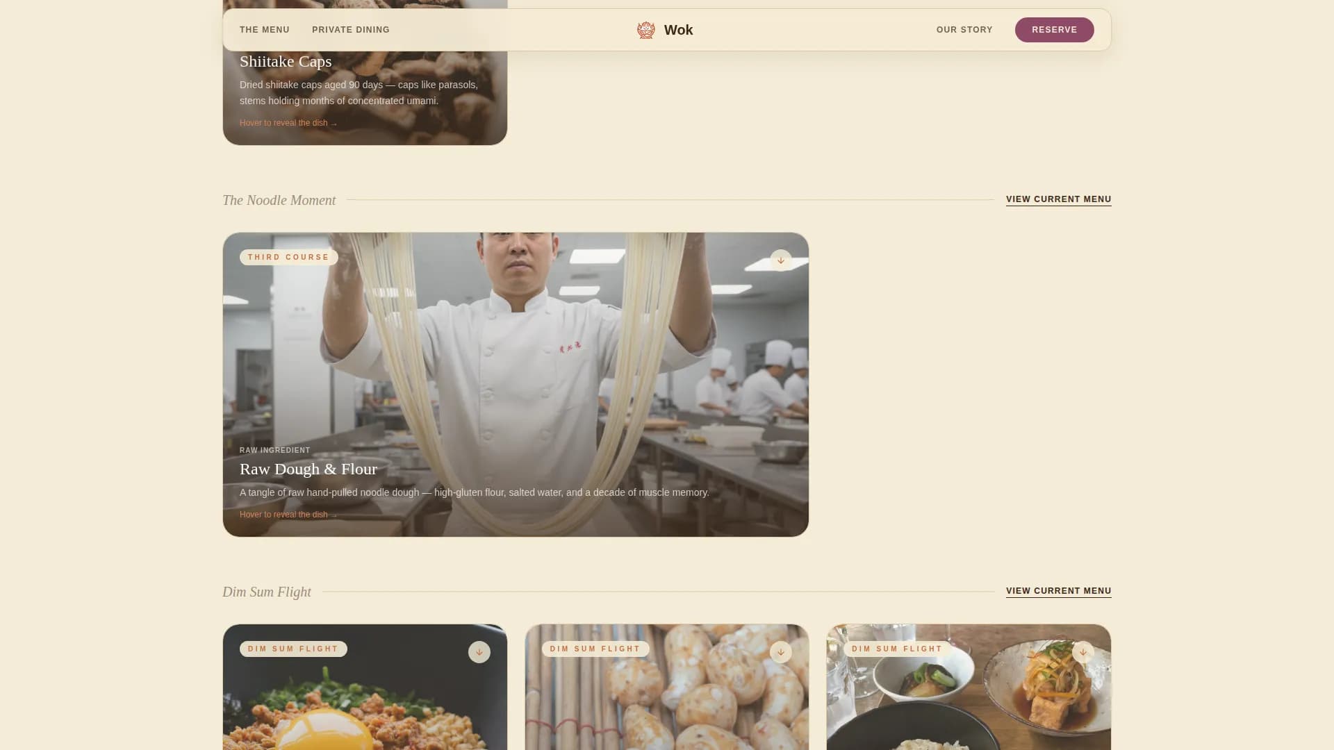 Chinese Dining Reviews Website Template