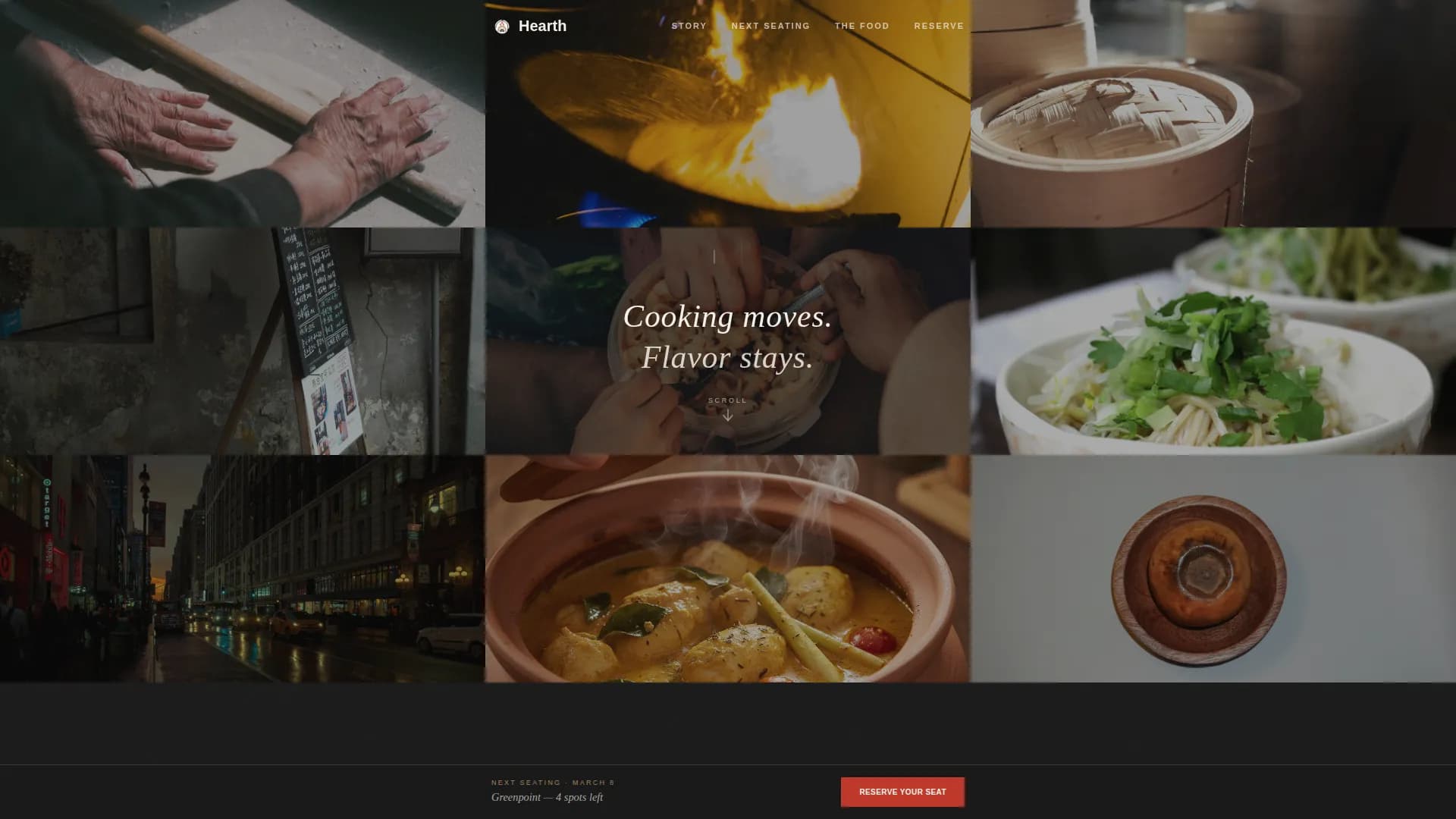 Chinese Dining Specialist Professional Website Template