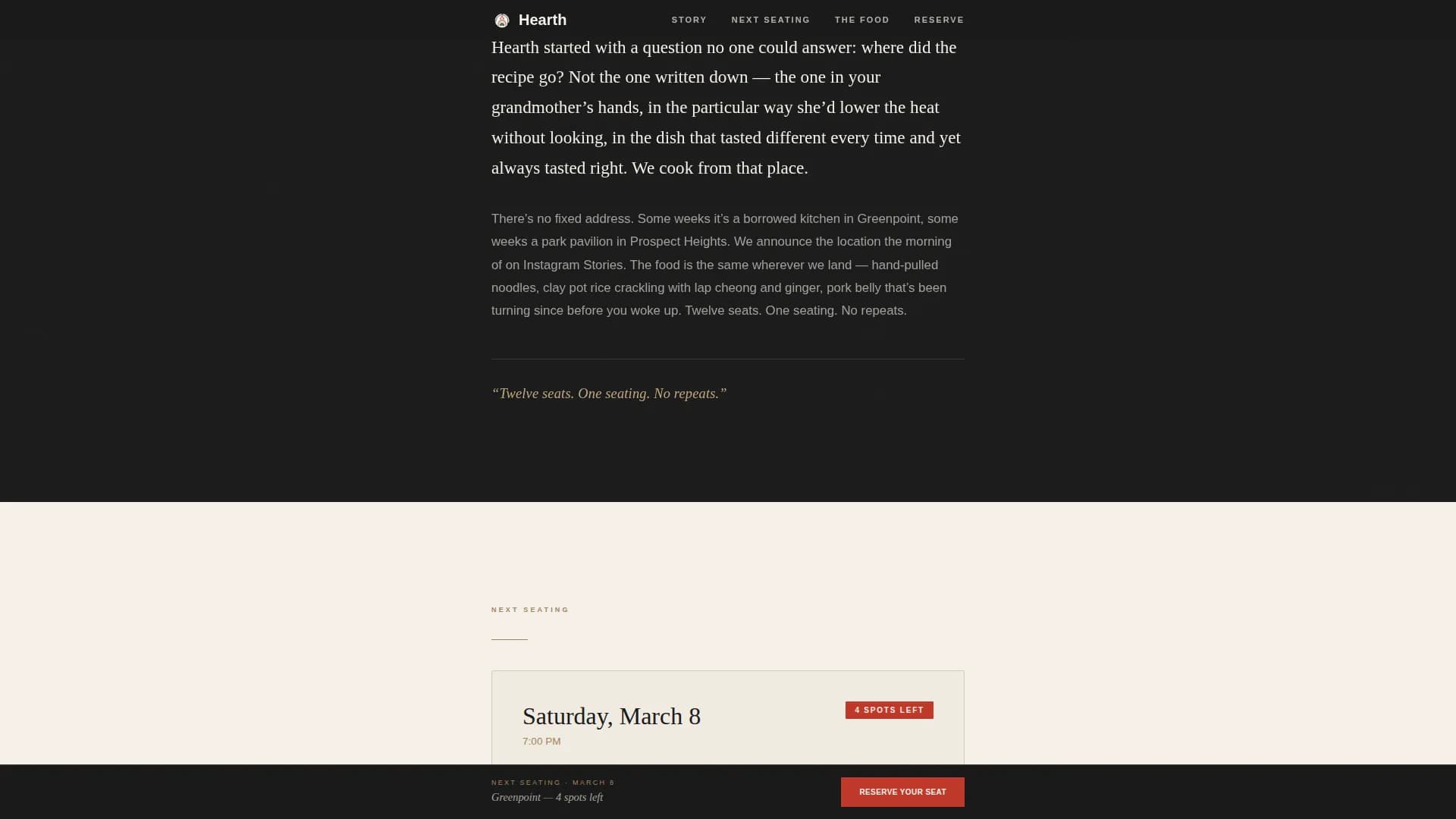Chinese Dining Specialist Professional Website Template