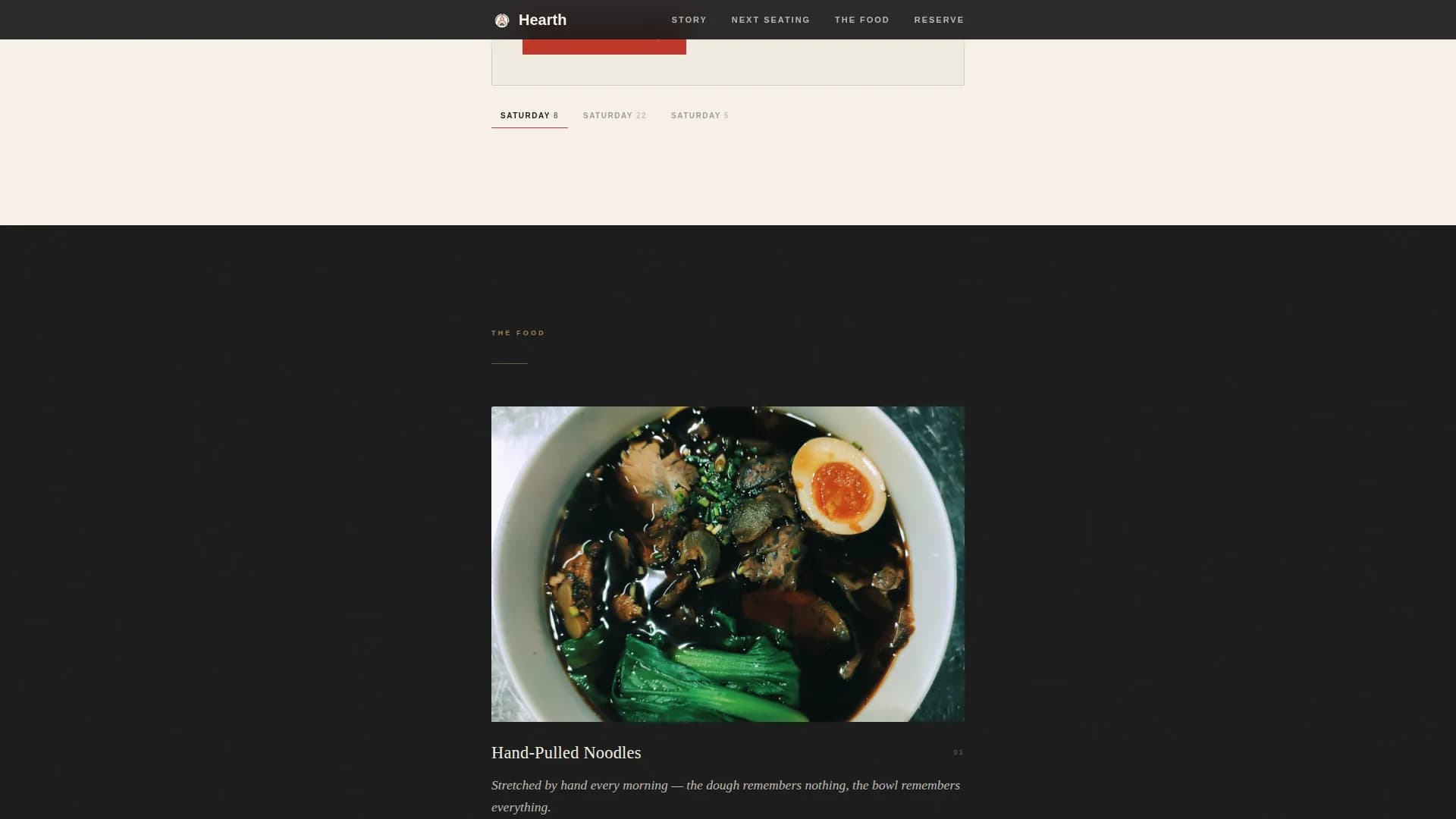 Chinese Dining Specialist Professional Website Template
