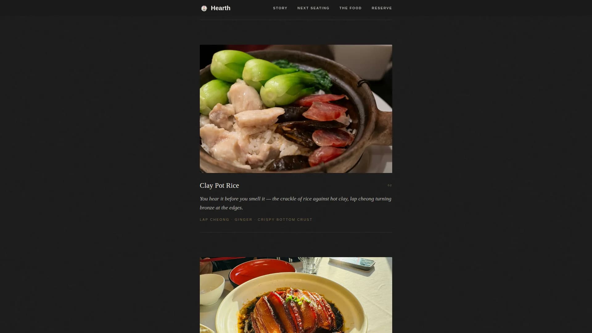 Chinese Dining Specialist Professional Website Template