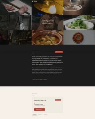Chinese Dining Specialist Professional Website Template