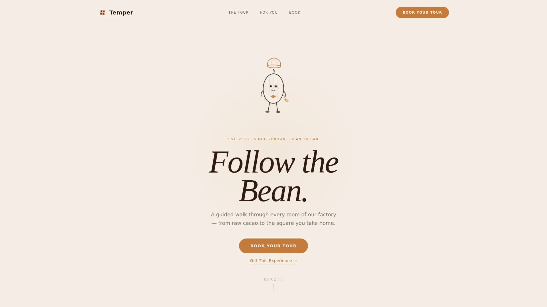 Chocolate & Confectionery Specialist Booking Website Template