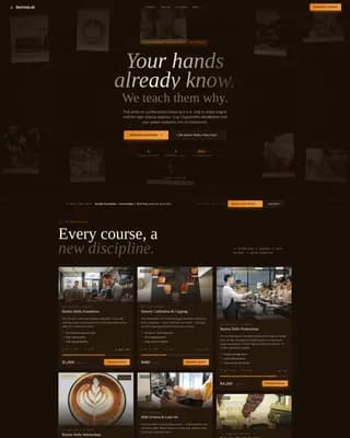 Coffee Roaster & Specialty Coffee Specialist Pricing Website Template