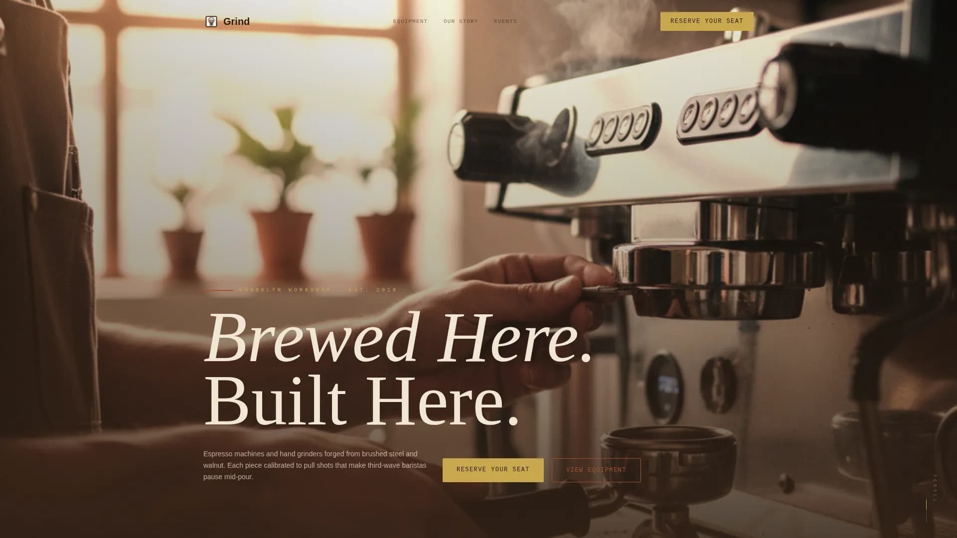Coffee Roaster & Specialty Coffee Advanced Pricing Website Template