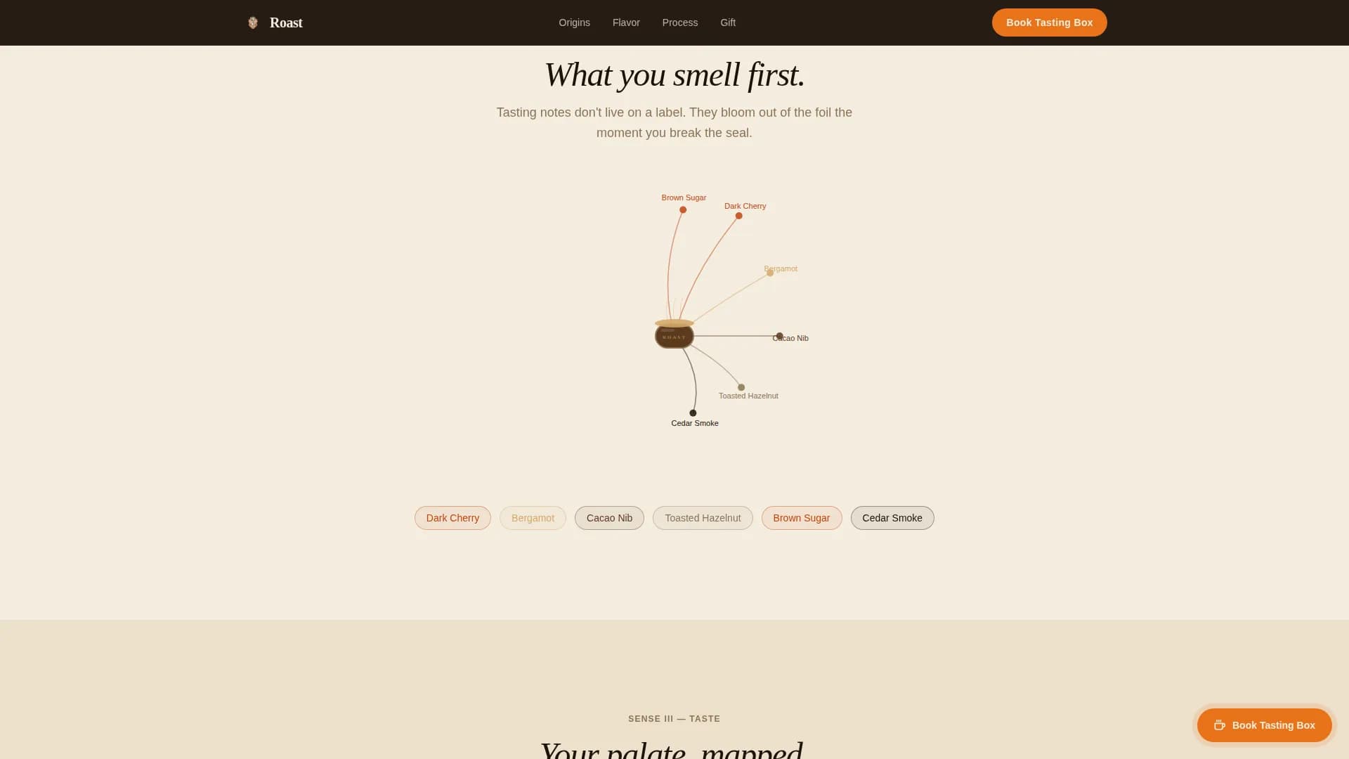 Coffee Roaster & Specialty Coffee Booking Website Template