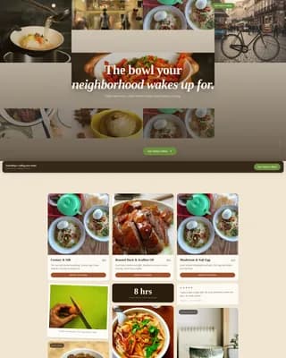 Chinese Cuisine & Dining Advanced Professional Website Template
