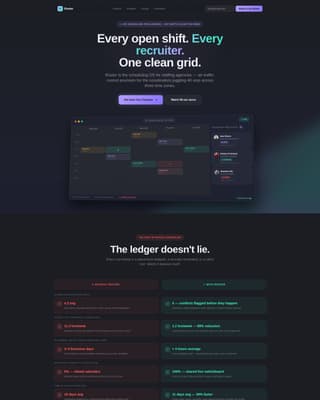 Staffing & Recruiting Digital Presence Portfolio Website Template