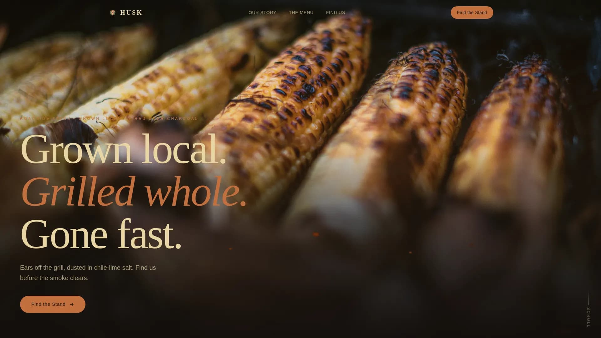 Street Food & Market Stall Professional Website Template