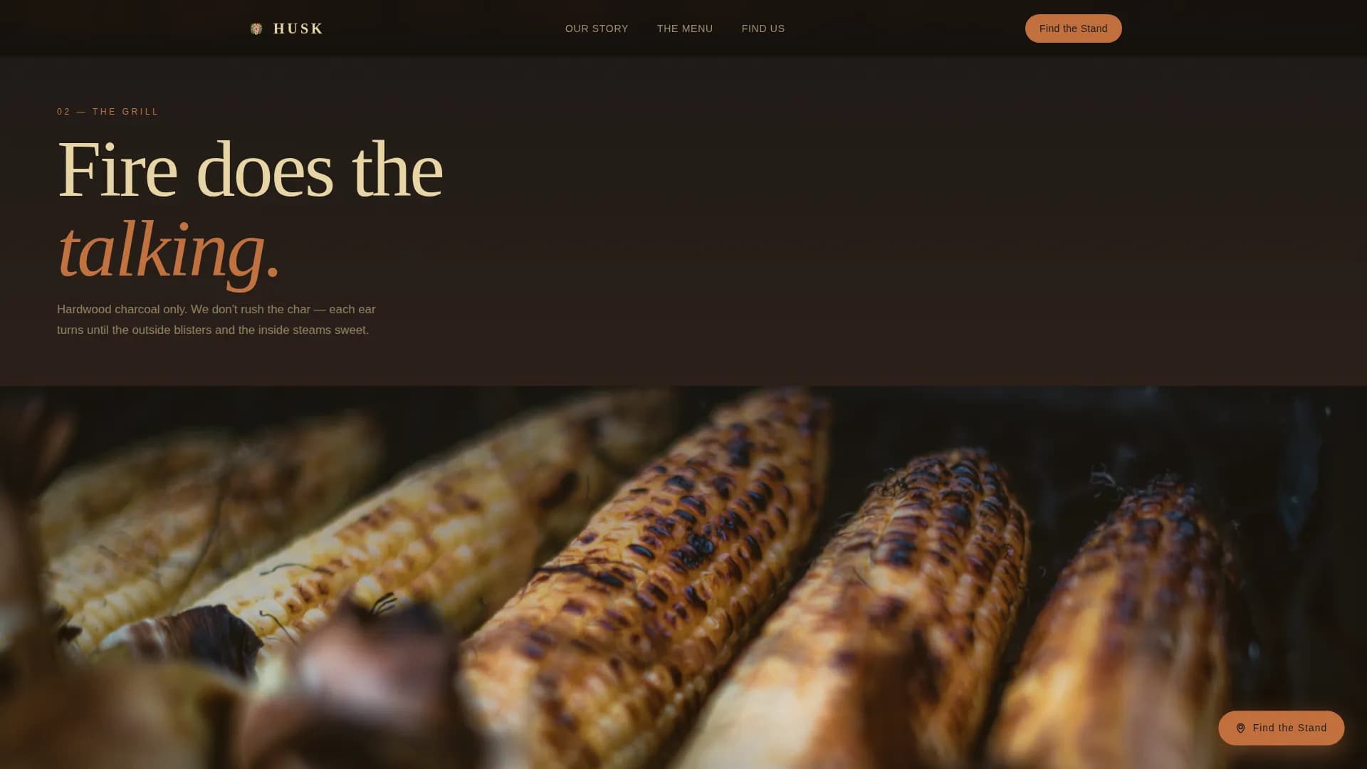 Street Food & Market Stall Professional Website Template