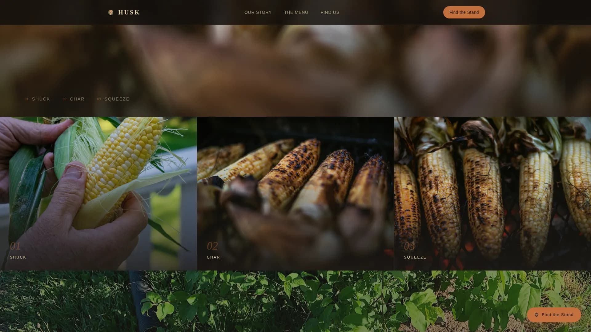 Street Food & Market Stall Professional Website Template