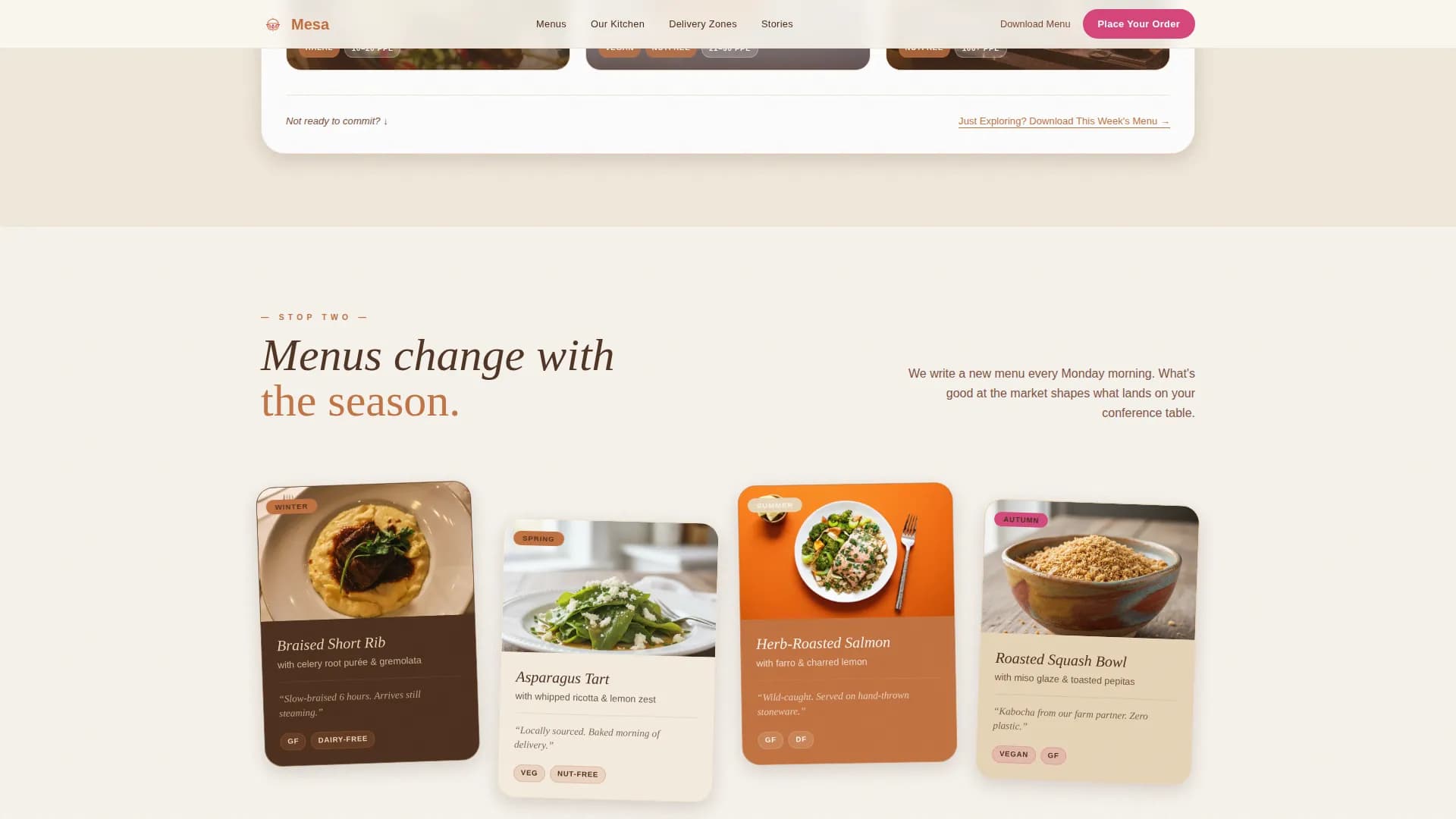 Catering & Event Food Reviews Website Template
