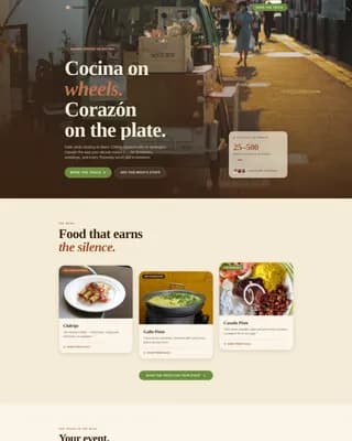 Casado — Costa Rican Truck Landing Page Template