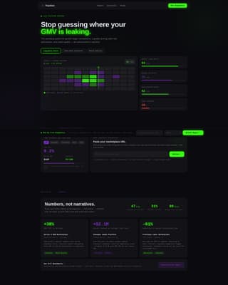 Traction - Highvelocity Marketplace Landing Page Template