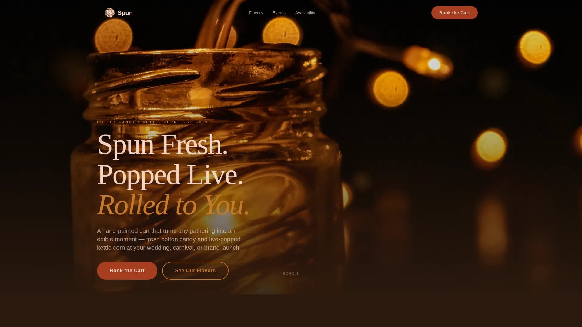 Street Food & Market Stall Booking Website Template
