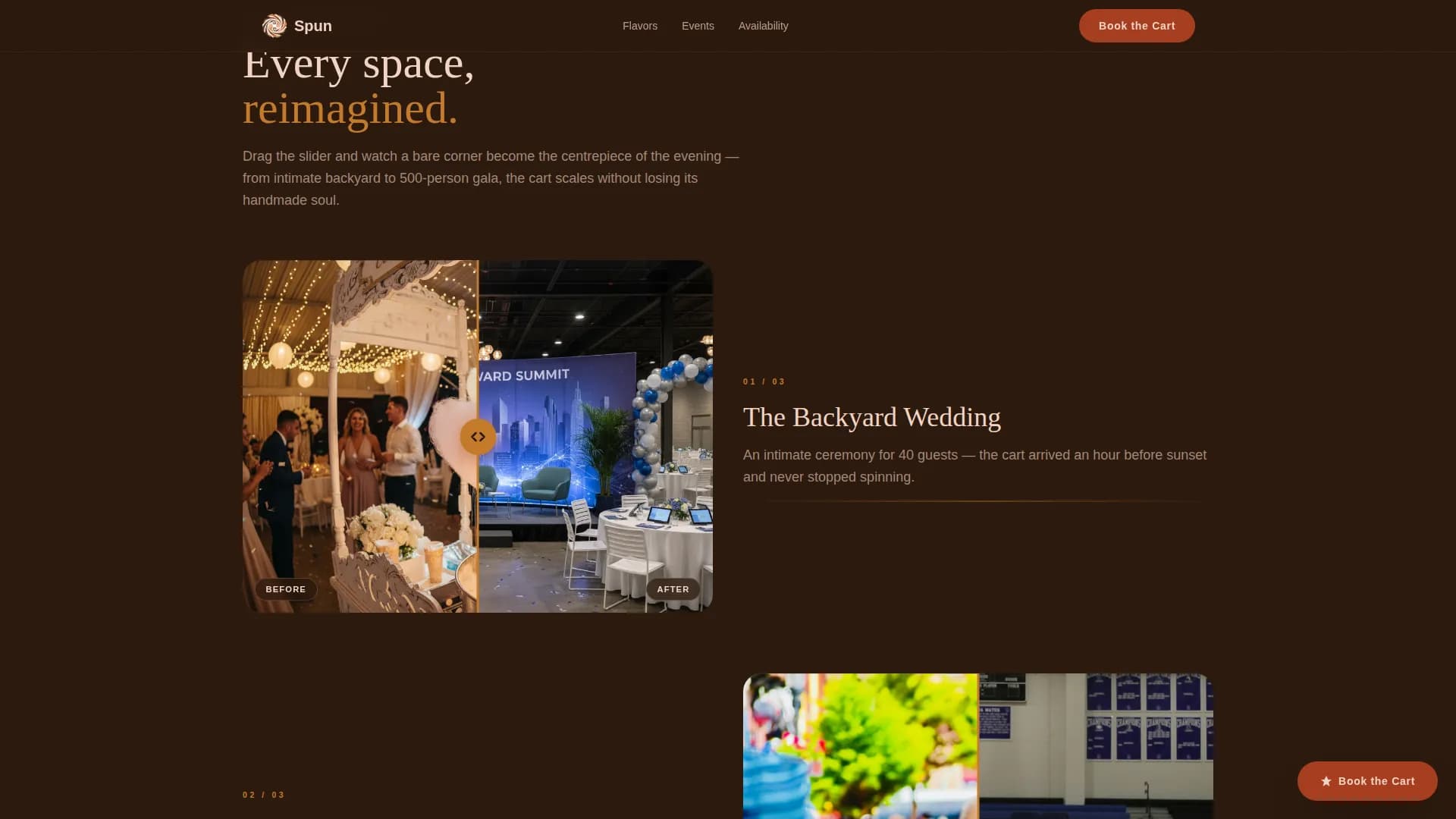 Street Food & Market Stall Booking Website Template