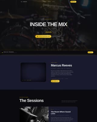 Airwave - Cinematic Musicpodcast Landing Page Template