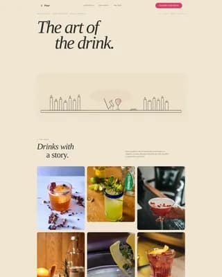 Distillery & Spirits Specialist Booking Website Template