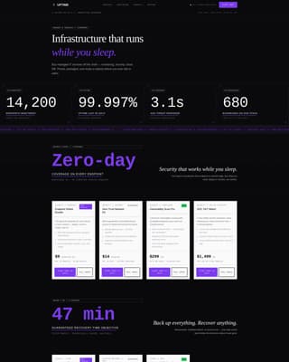 IT Services Digital Presence Pricing Website Template