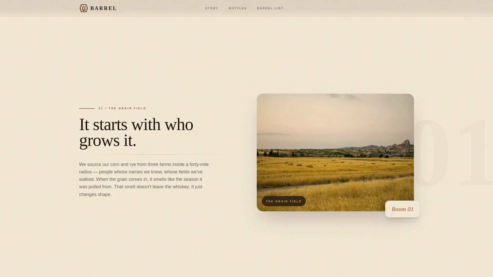 Distillery & Spirits Professional Website Template