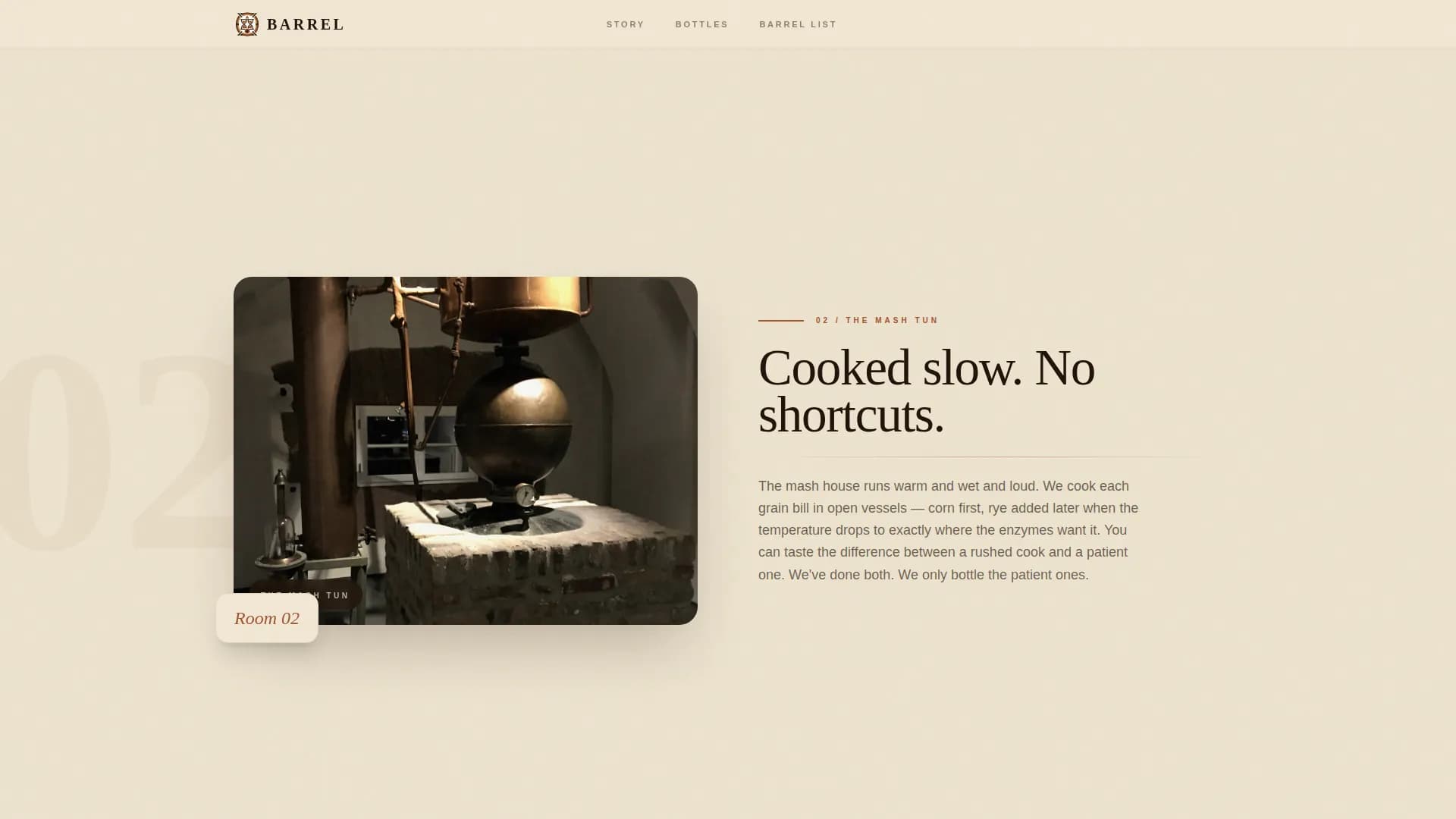 Distillery & Spirits Professional Website Template