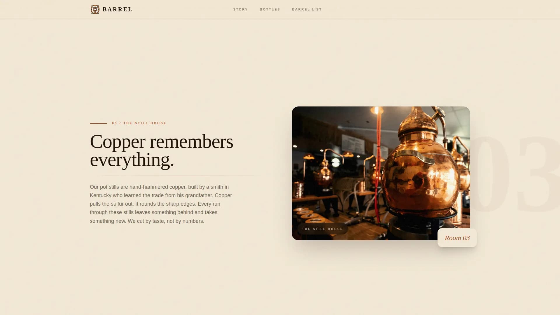 Distillery & Spirits Professional Website Template