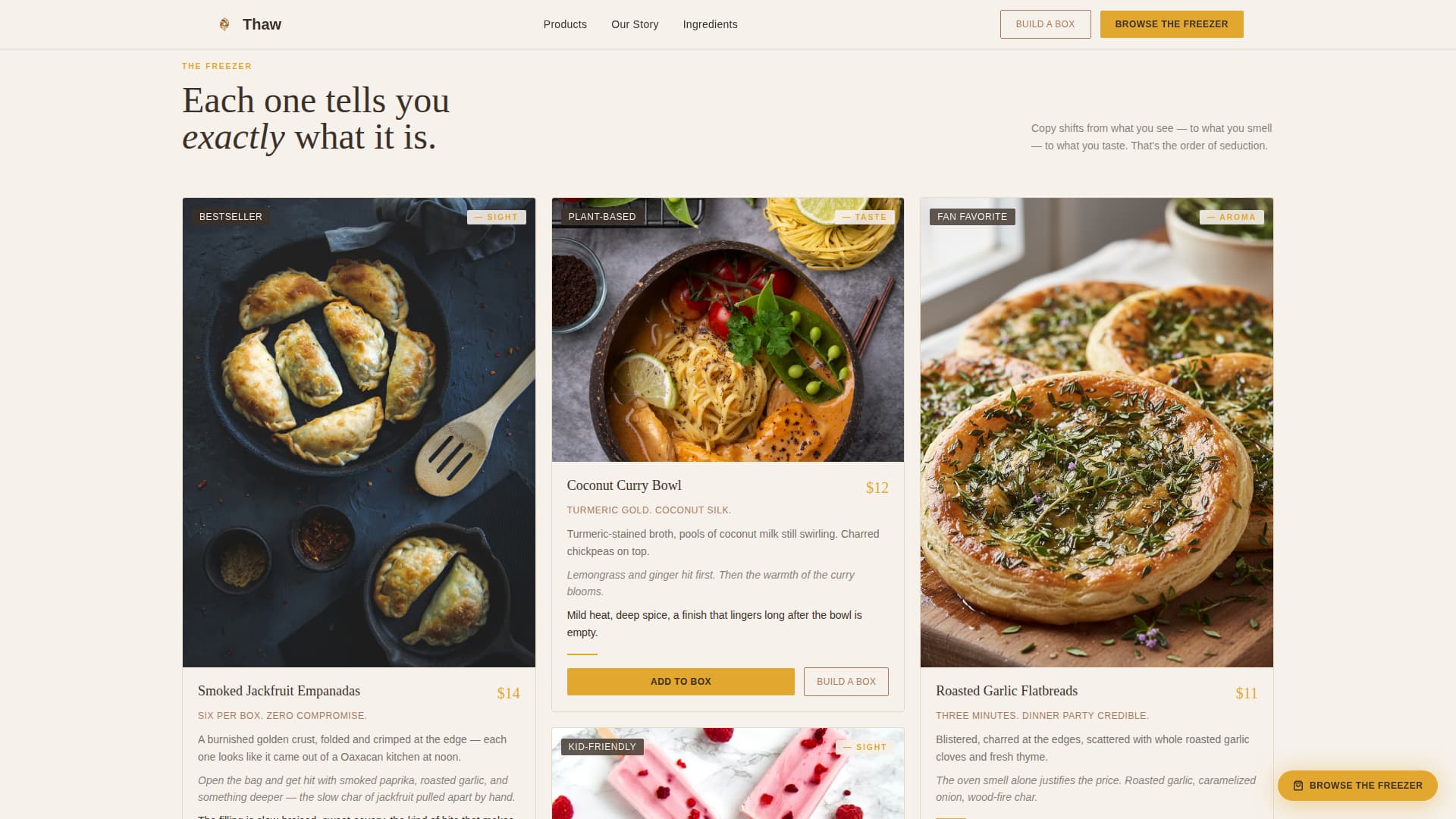 Vegan Food & Dining Professional Website Template